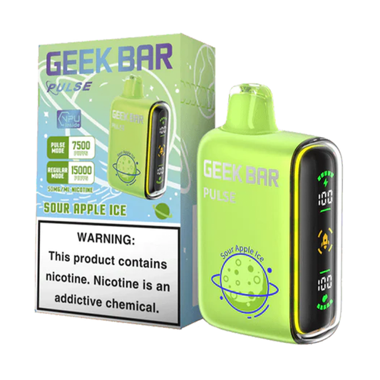 GEEK BAR PULSE FROZEN SOUR APPLE ICE