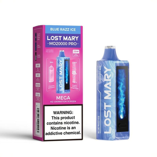 LOST MARY MO20000 PRO BLUE RAZZ ICE